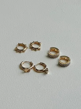 Alizzi Earring Pack Gold