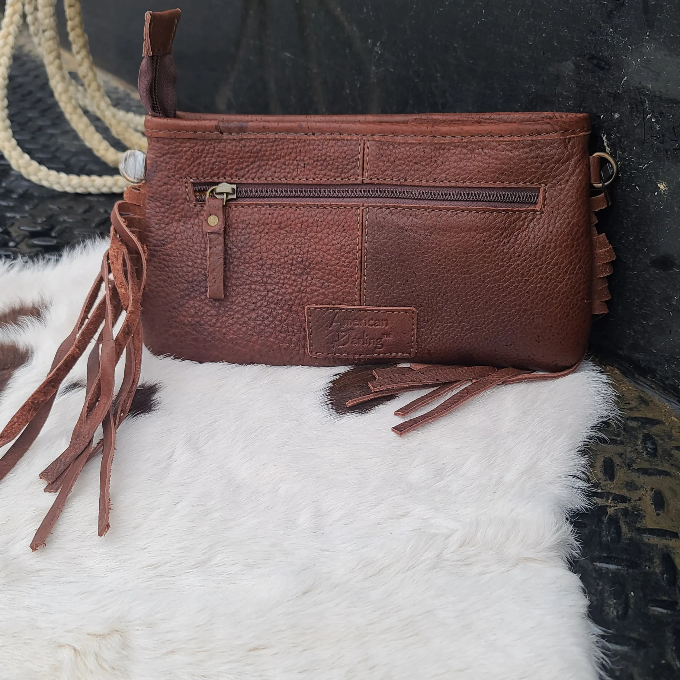 American Darling Fringe Clutch