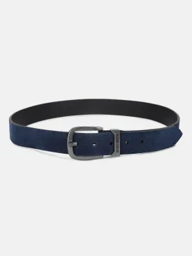 Antony Morato Men Blue Solid Tang Closure Belt