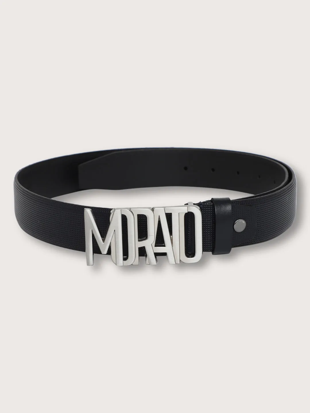 Antony Morato Men Push Pin Leather Belt