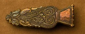 Belt Tip - Florate Pattern - Roman (3/4") - RB11