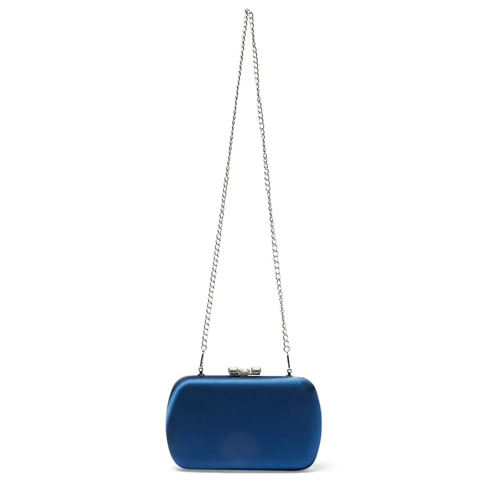 Betzy Handbag in Navy Satin