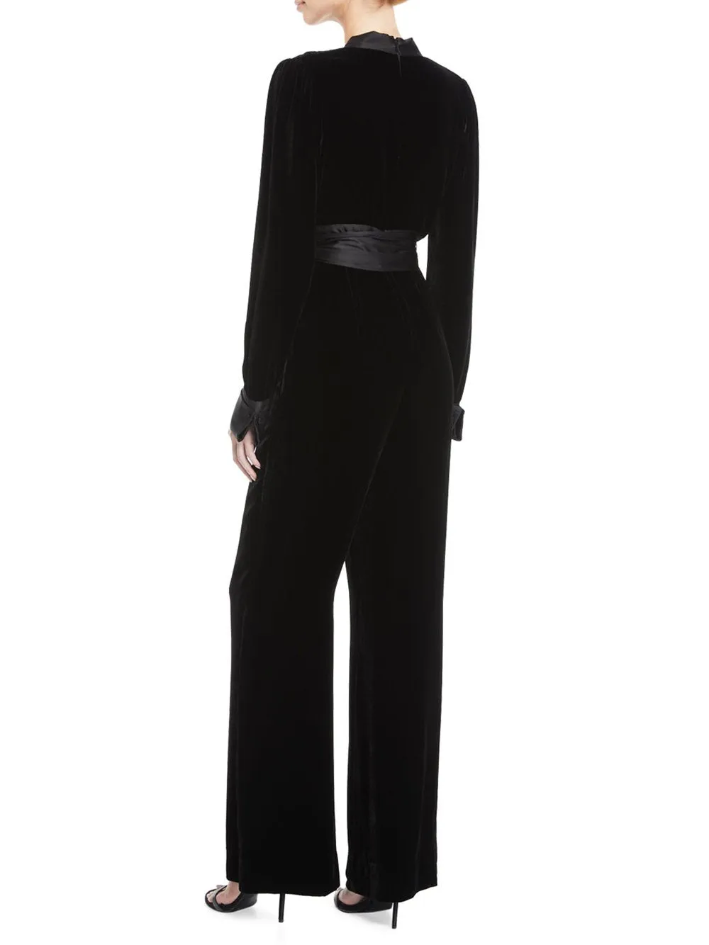 Black Velvet Jumpsuit