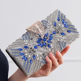 Bridal Clutch Elegant Leaf Locker, New Design Bridal Clutch for Evening Party