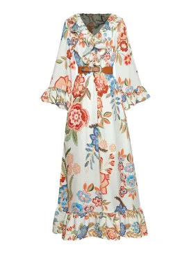 BRIELLE Floral Maxi Dress