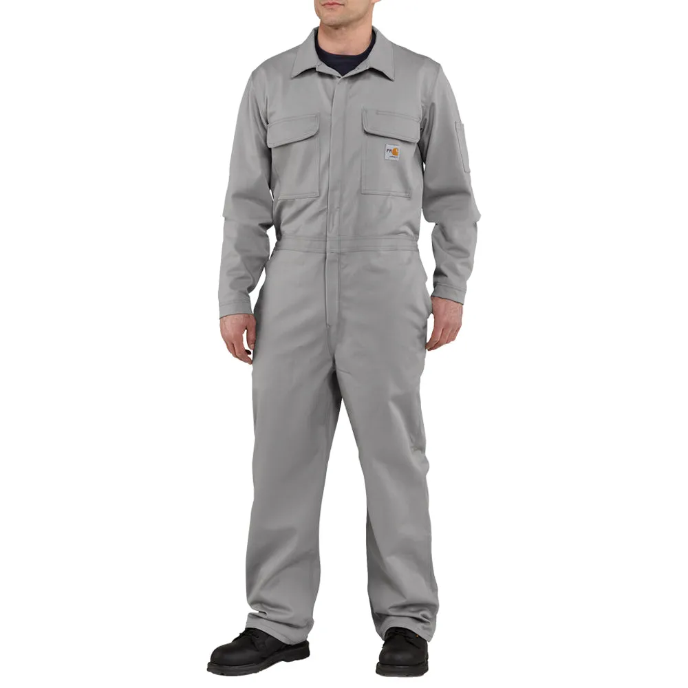 Carhartt Men's Flame Resistant Twill Coverall_Grey