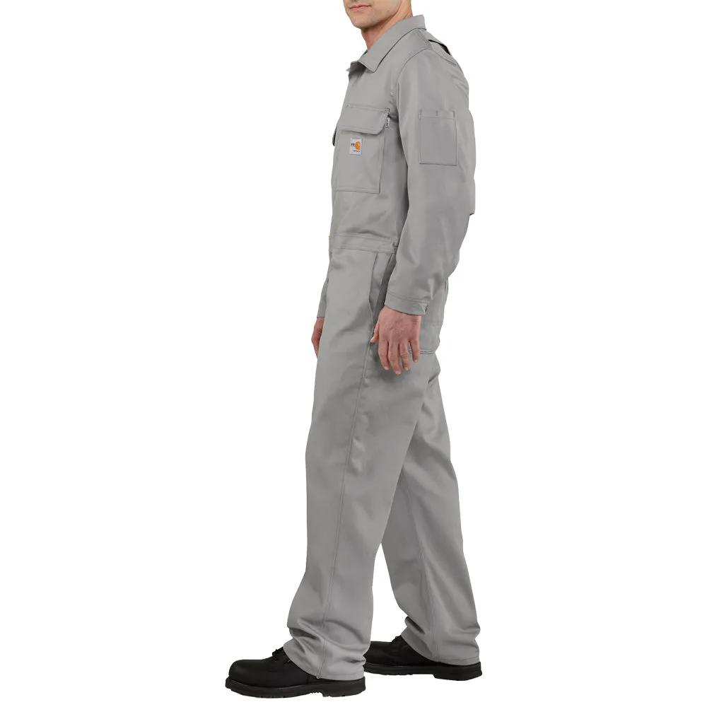 Carhartt Men's Flame Resistant Twill Coverall_Grey