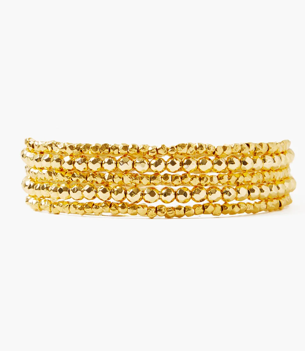 Chan Luu Stacked Gold Bracelet