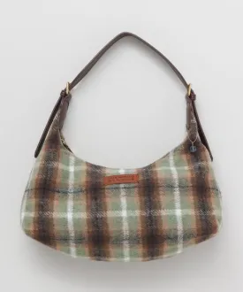 Checkered 2 Way Round Bag