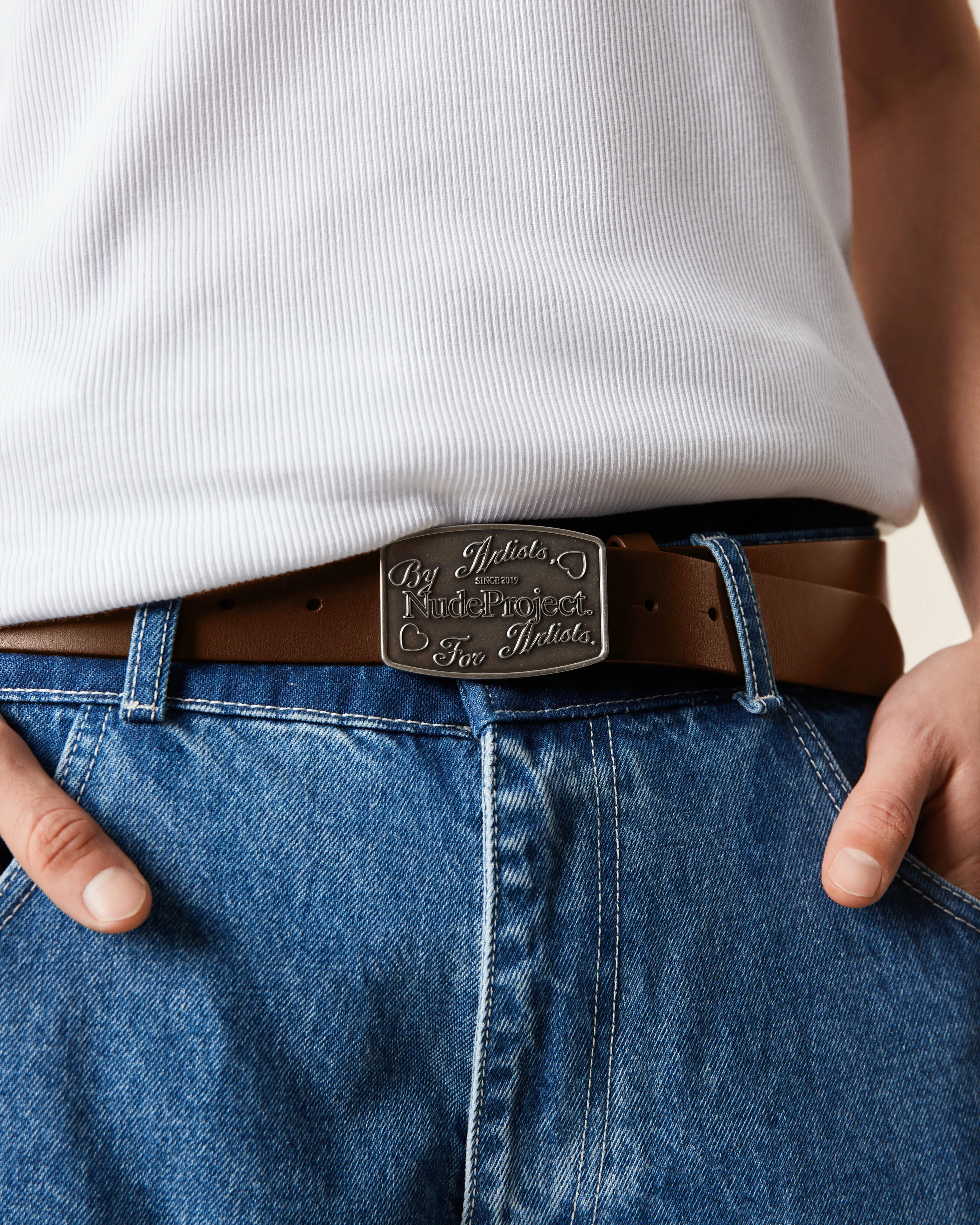 COWBOY BELT BROWN