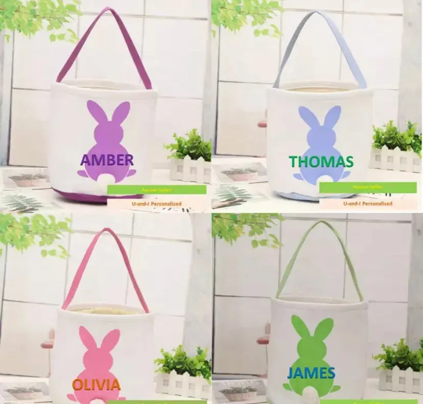 Easter Basket Bunny Bucket  x1 pcs