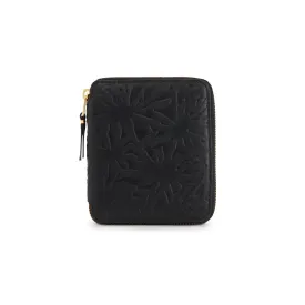 Embossed Forest Full Zip Around Wallet