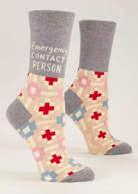 Emergency Contact Women's Socks