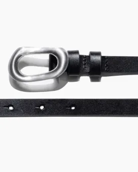 Frame Petite Shape Belt Silver Hardware