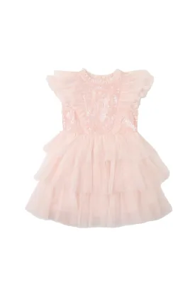 Gingersnaps Sequined W/Ruffles Tier Dress