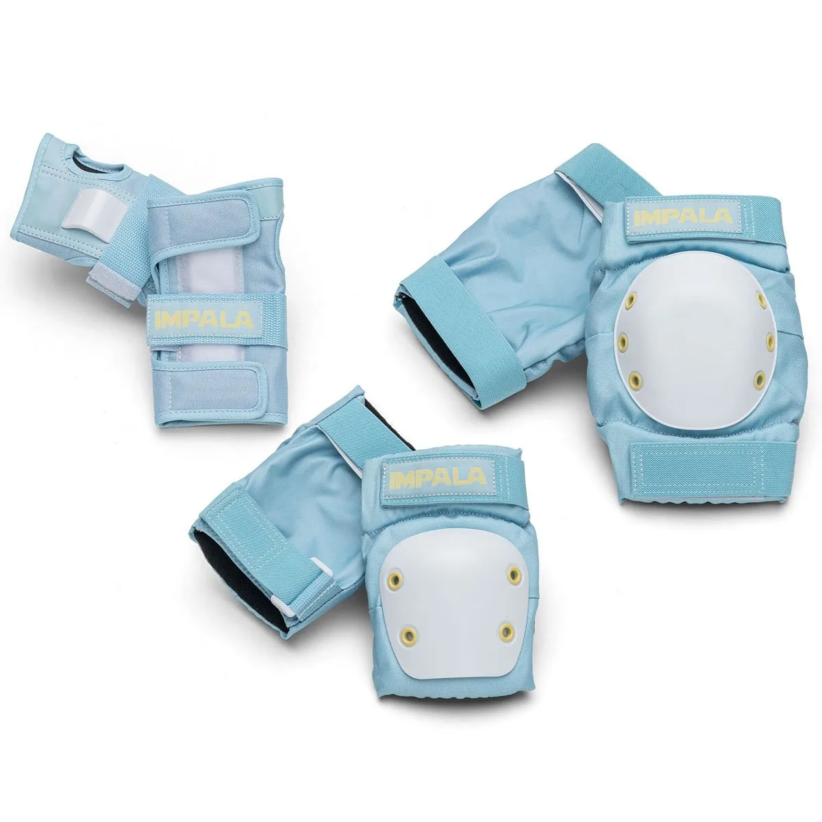 Impala Protective Set - Youth (Sky Blue / Yellow)