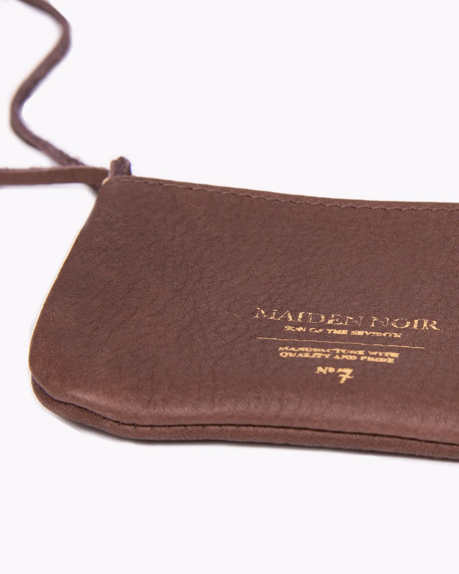 Leather Coin Purse - Dark Brown