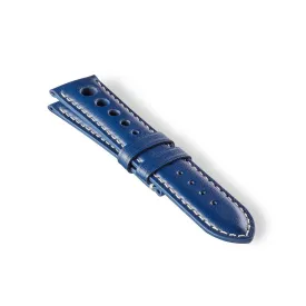 Leather Strap - Blue/White - Bremont Jaguar