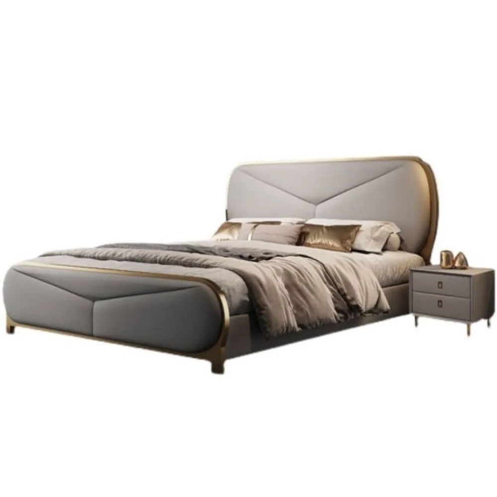 Merc Premium Upholstered Bed in Leatherette