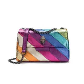 Rainbow Stripe Shoulder Bag