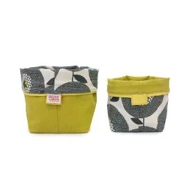 Reversible Soft Bucket - Flowerfields - Penny Black