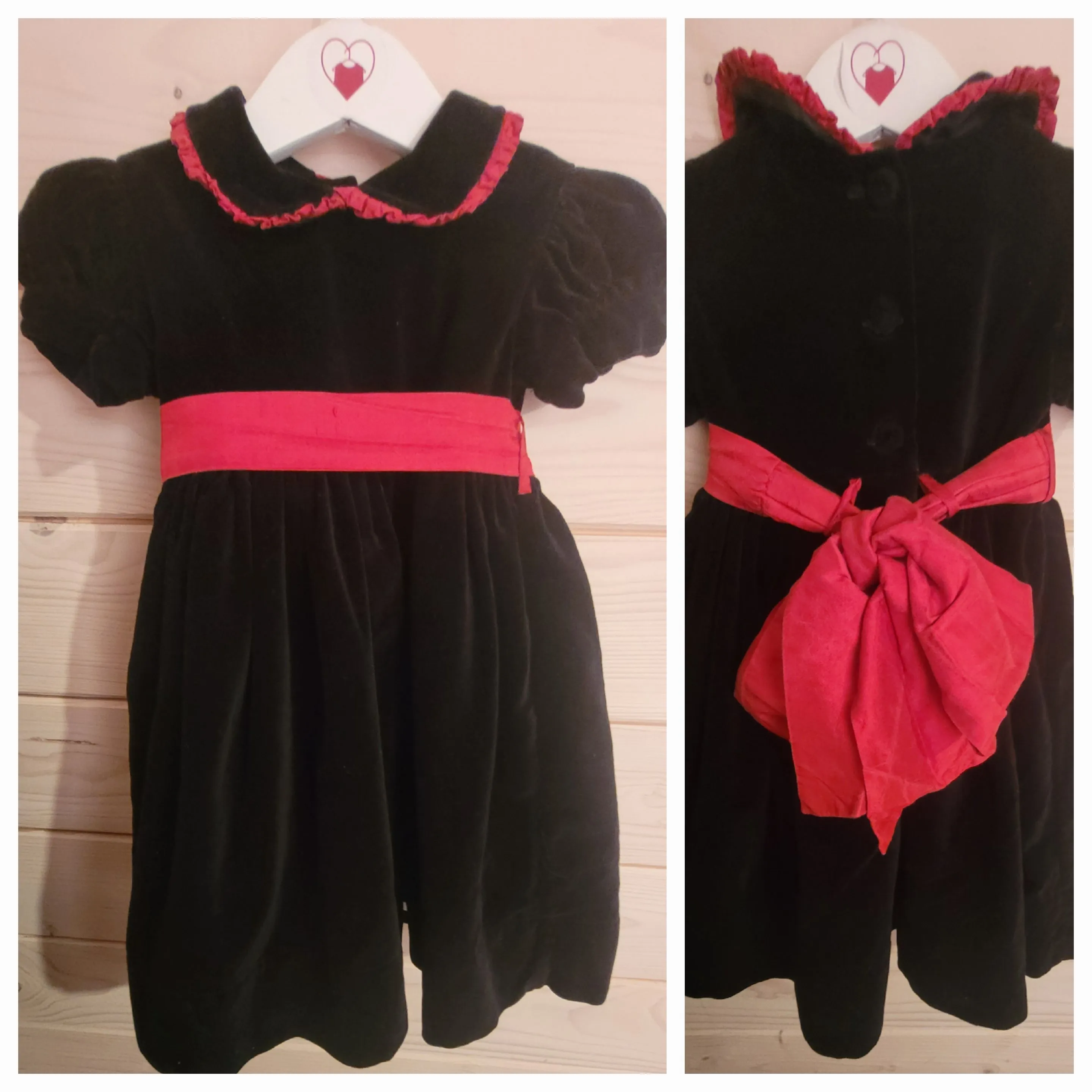 Vintage 80's Dress from Strasbourg - 12 months - see description